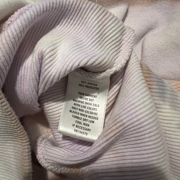 Aeropostale Tie-Dye Cropped Crew Sweatshirt Size XL - Picture 4 of 4